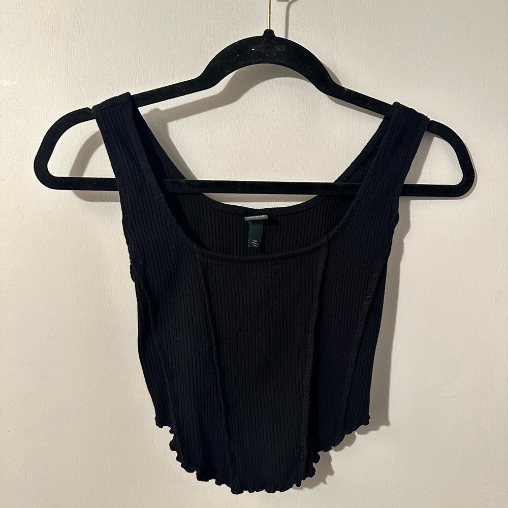 Black Crop Top